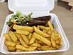 Pork ribs BBQ meal